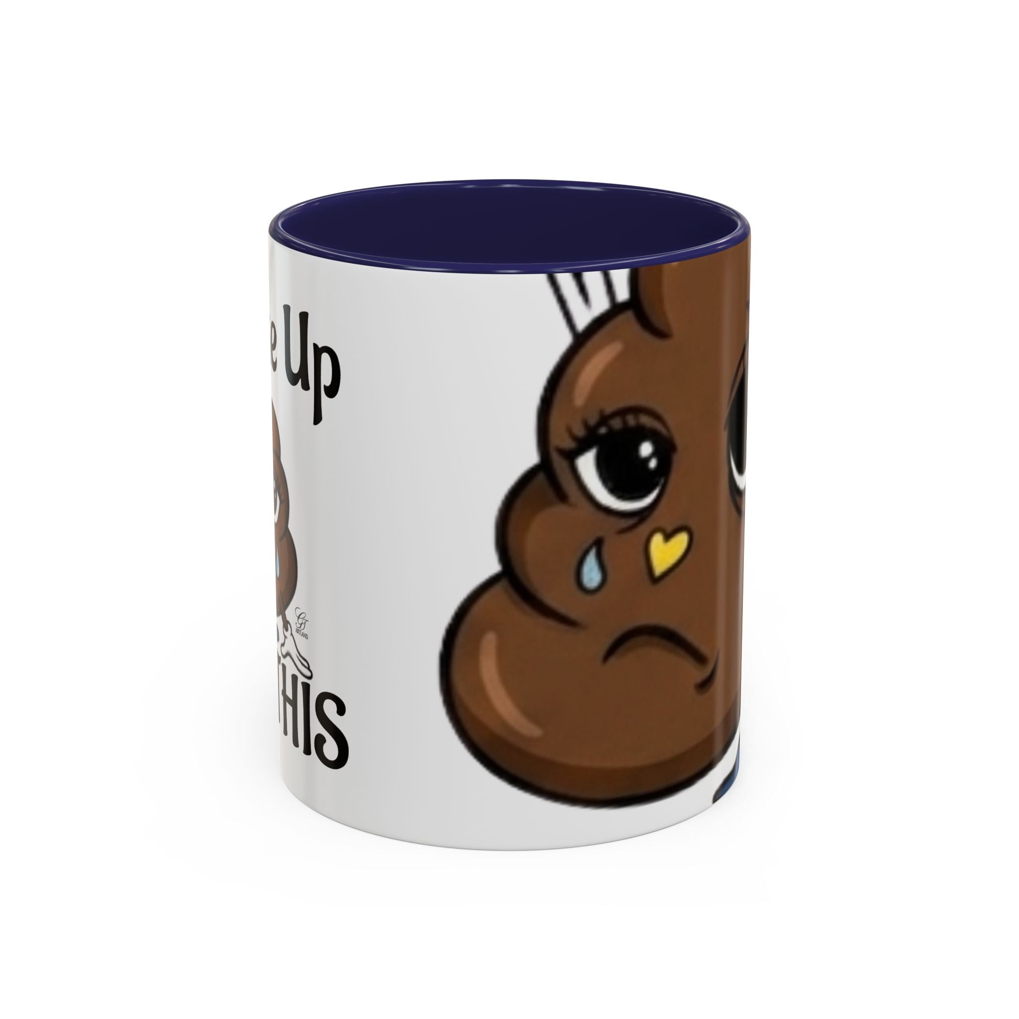 Sad Poop Emoji Coffee Mug – Funny Cute Collectors Novelty Accent Mug (11/15oz) by GT Artland