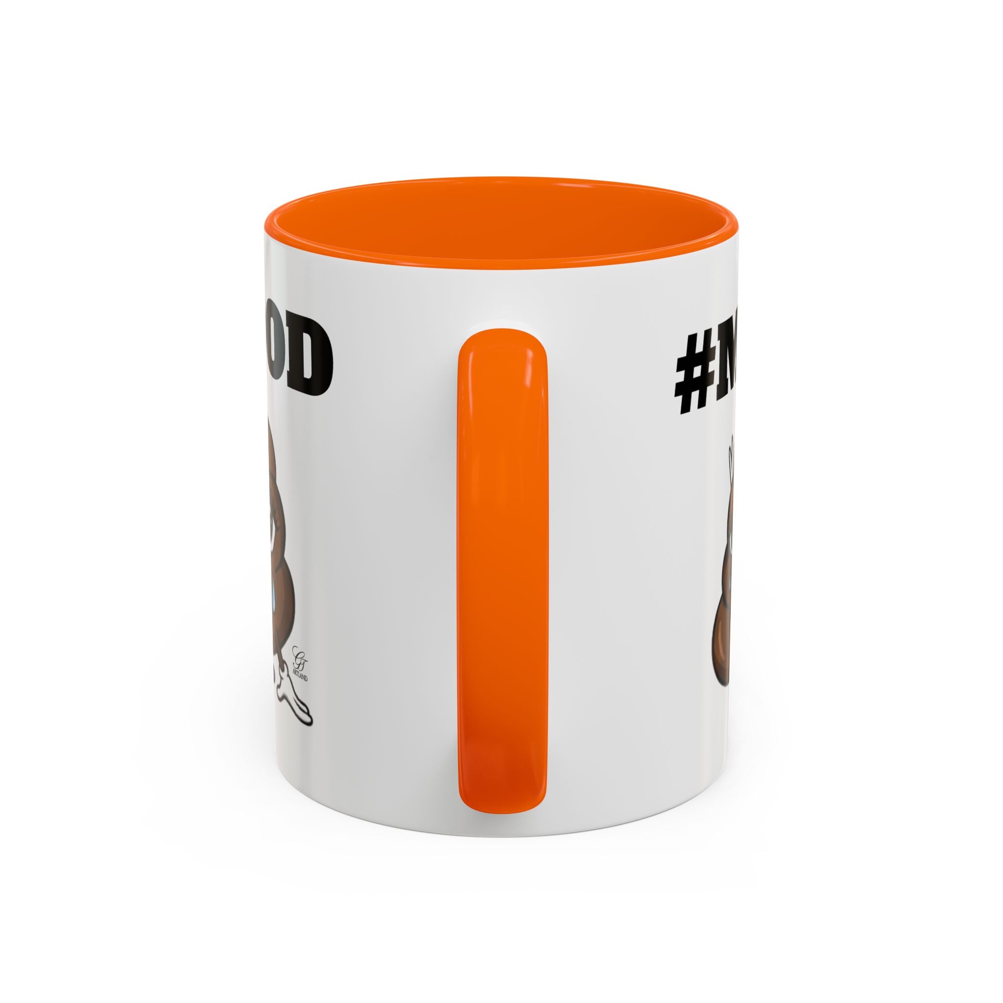 #MOOD Poop Emoji Accent Coffee Mug — Funny 11/15oz Novelty Mug by GT Artland