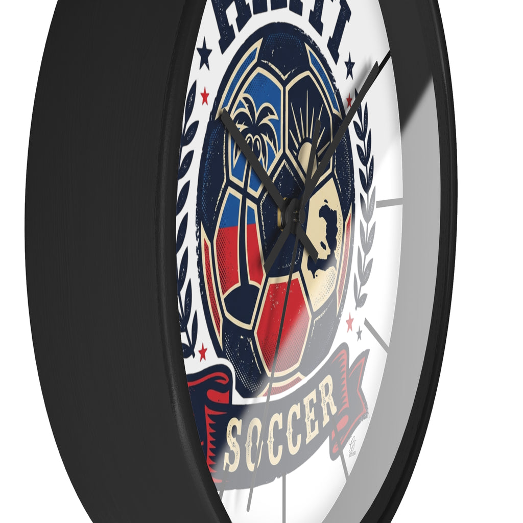 Haitian Soccer Ball Wall Clock