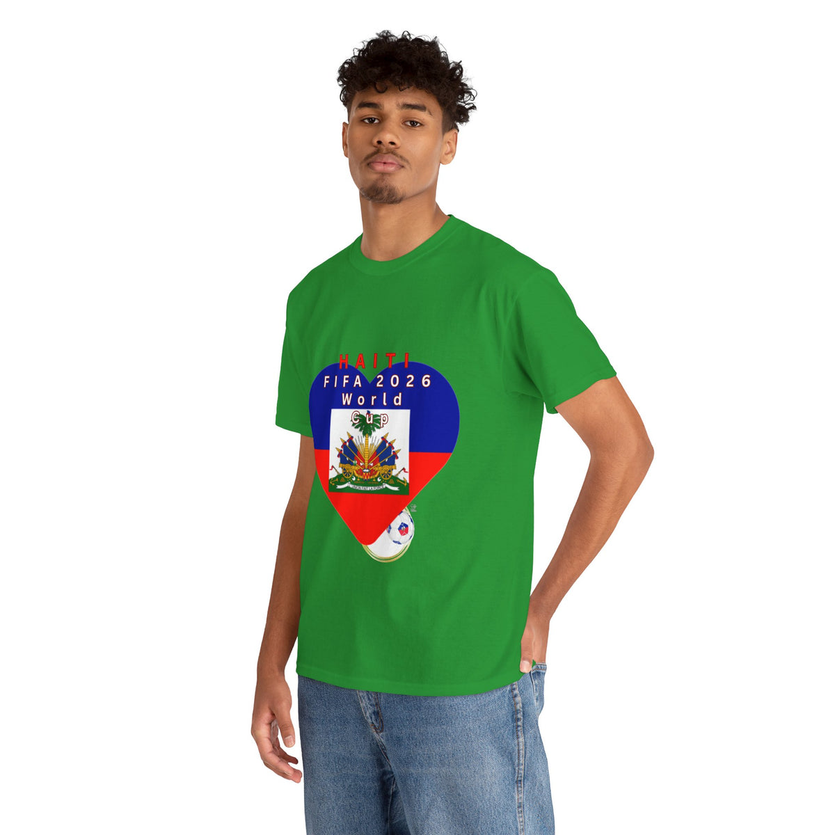 Heart of The Haitian Flag Tee