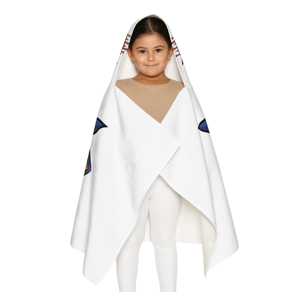 NYC Dripping Basketball Youth Hooded Towel | Kids Swim Beach Wrap by GT Artland