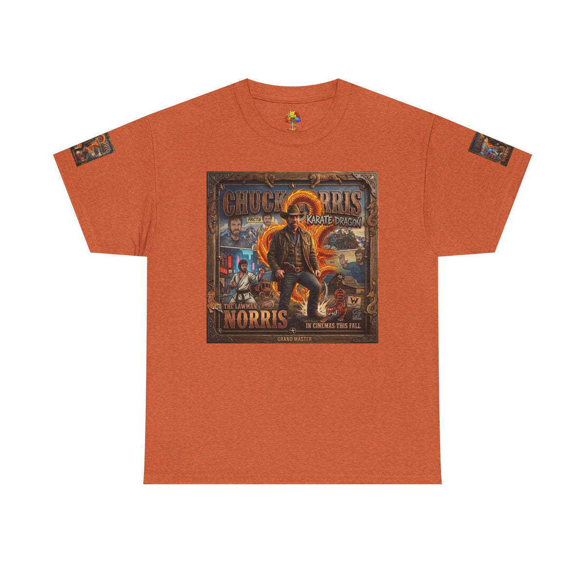 Retro Action Movie Poster T-Shirt | Vintage Fighter Hero Tee