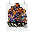 Hip hop Mogul takeoff urban art illustrated Poster | Matte Vertical Posters by GT Artland