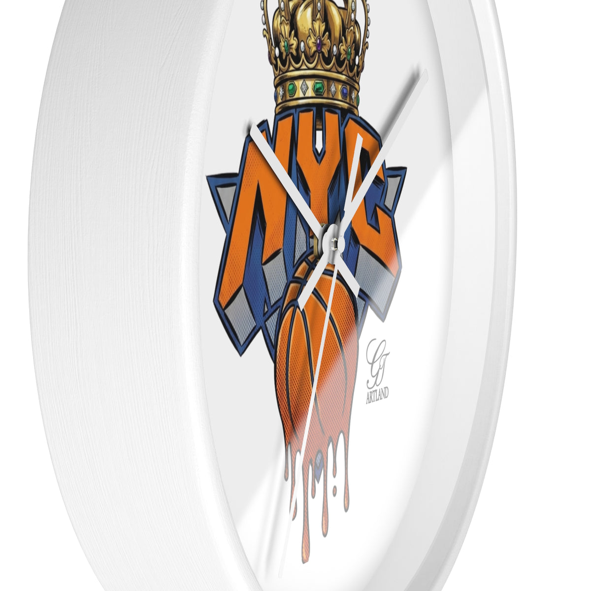 Copy of Swag Dripping Basketball Wall Clock | Urban Sports Room Decor by GT Artland