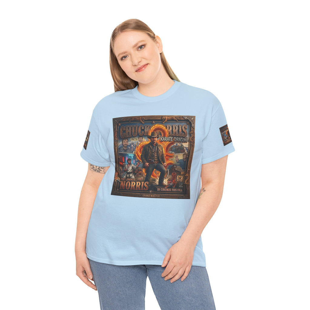 Retro Action Movie Poster T-Shirt | Vintage Fighter Hero Tee
