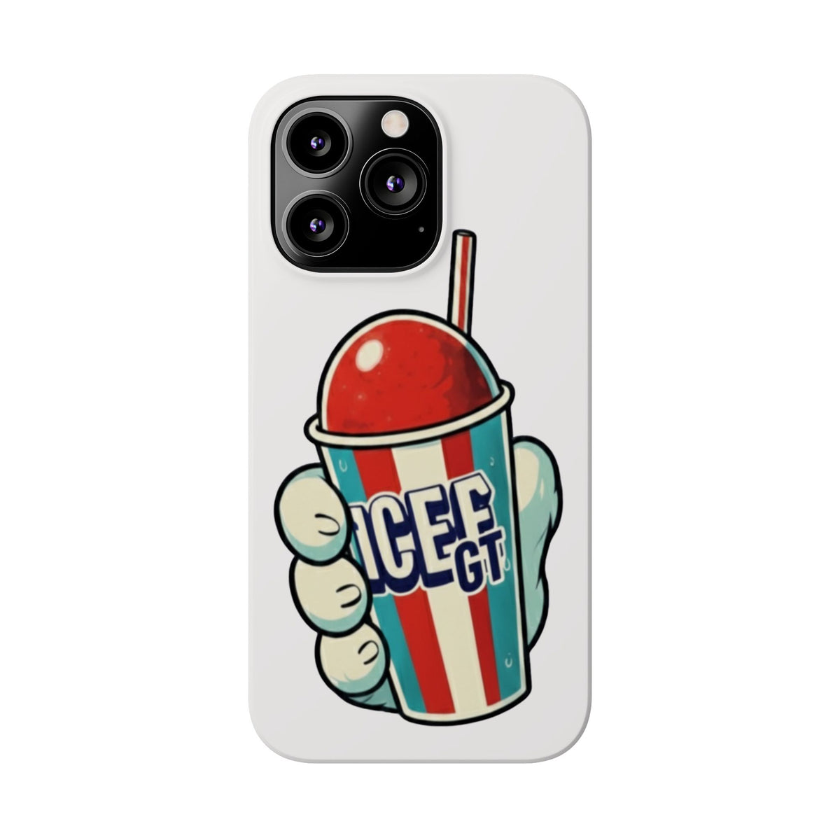 ICEE Slush Cup Slim Phone Case | Red White Blue Slushie