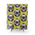 Smiling Soccer Ball Shower Curtain | Bathroom Decor