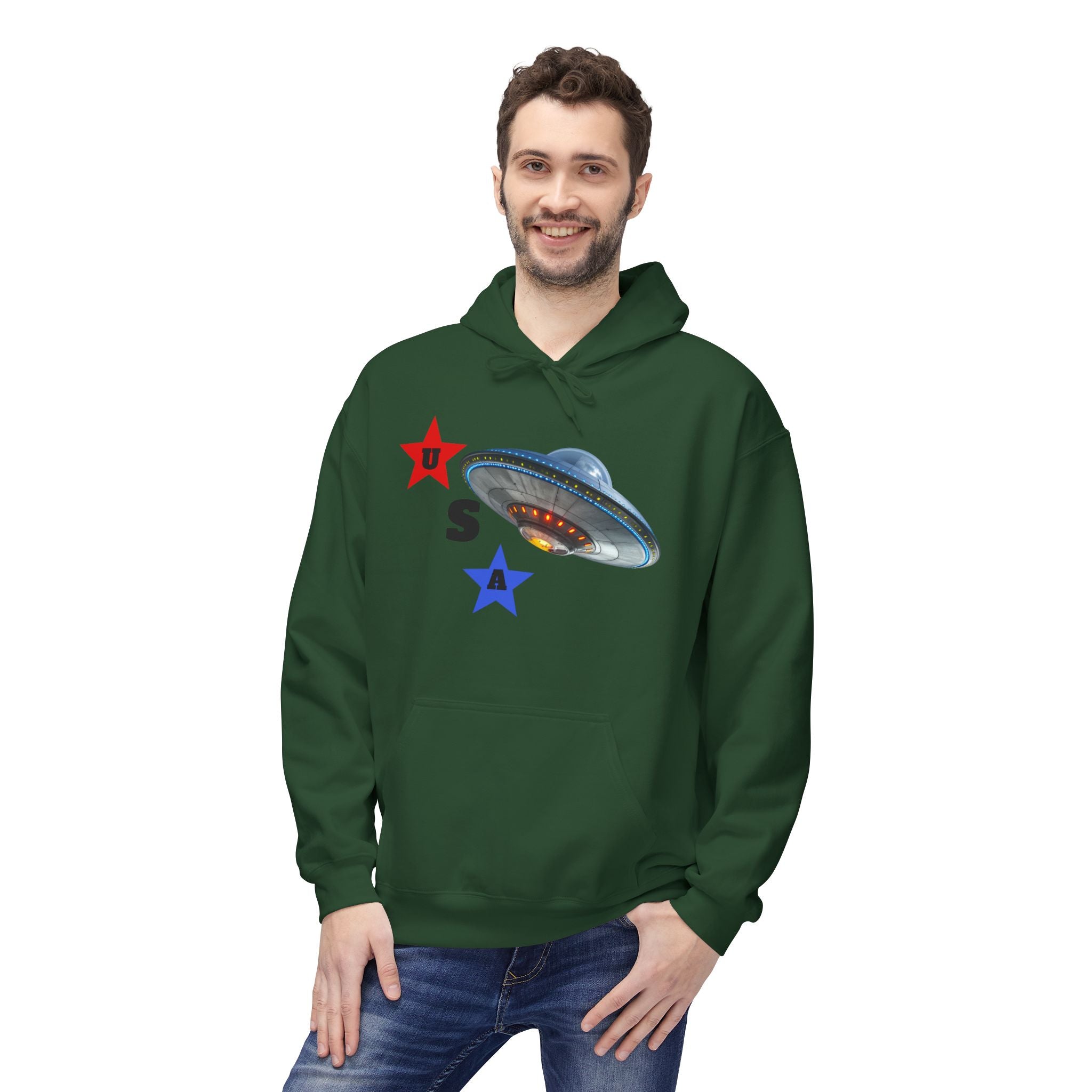 UFO Unisex Spaceship Hoodie