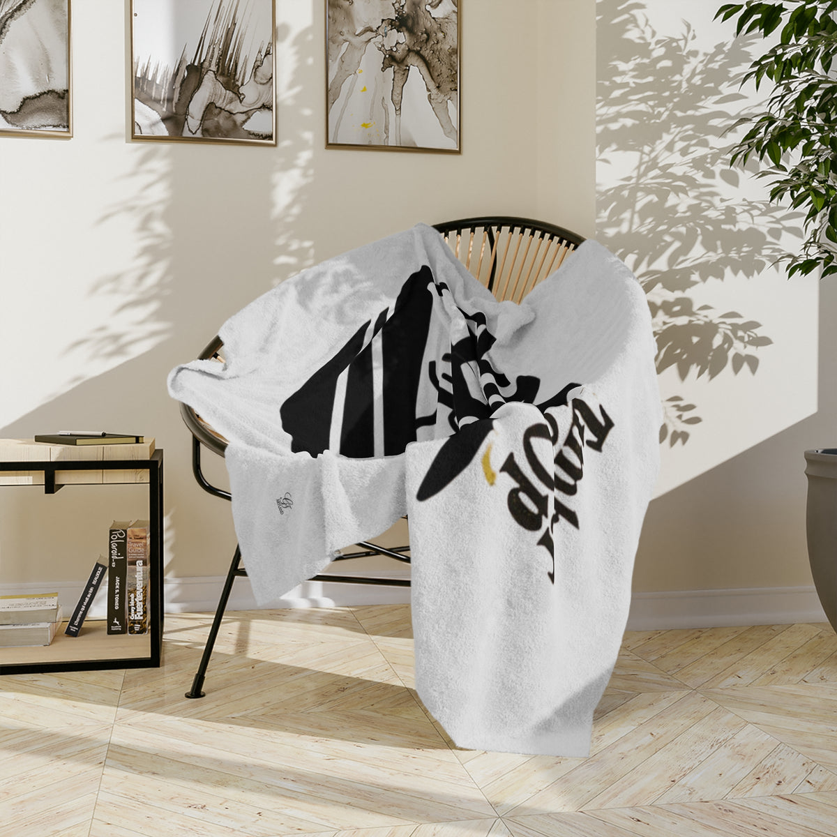Timber Loop Tree Logo Velveteen Blanket | Trail Running Design by GT Artland