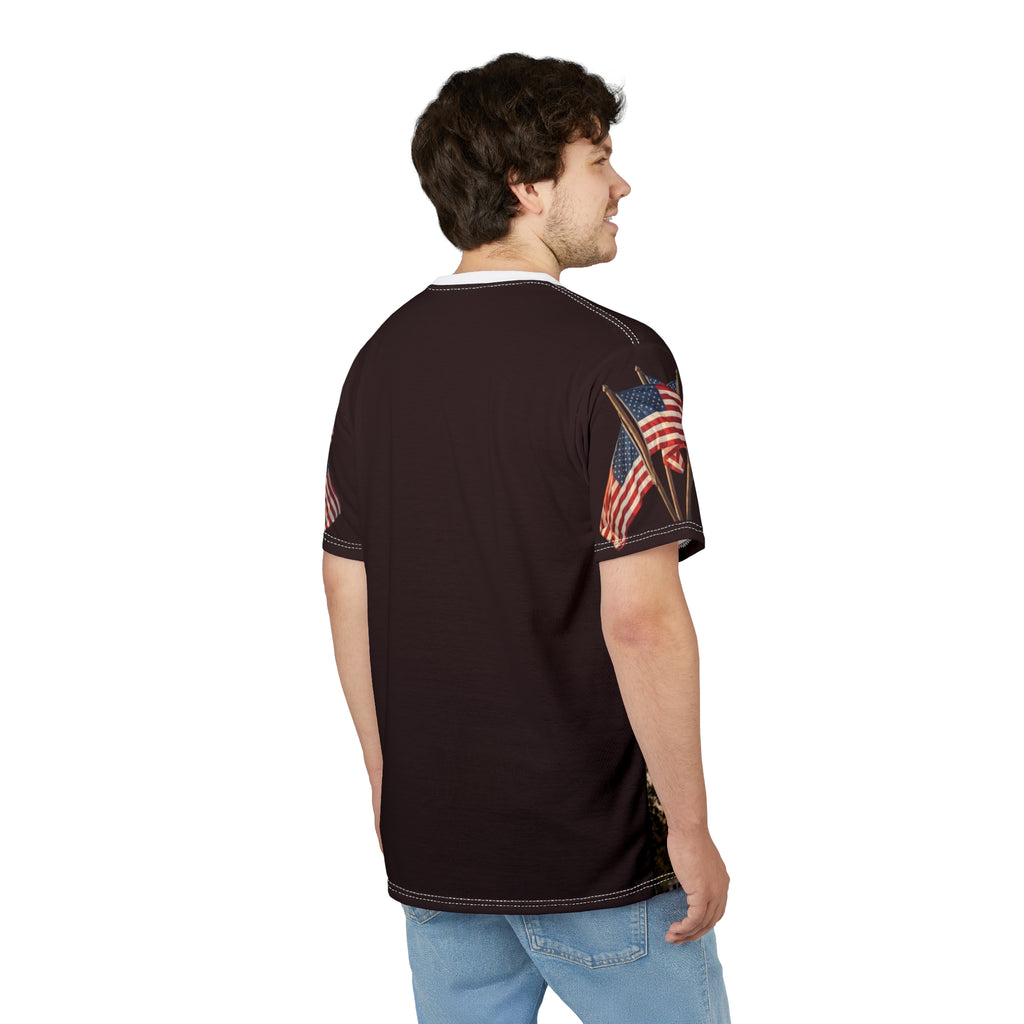 God Bless America 2026 Tee | Patriotic All-Over Print Shirt