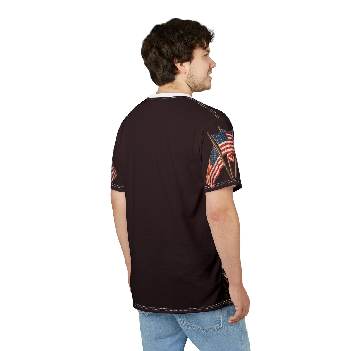 God Bless America 2026 Tee | Patriotic All-Over Print Shirt