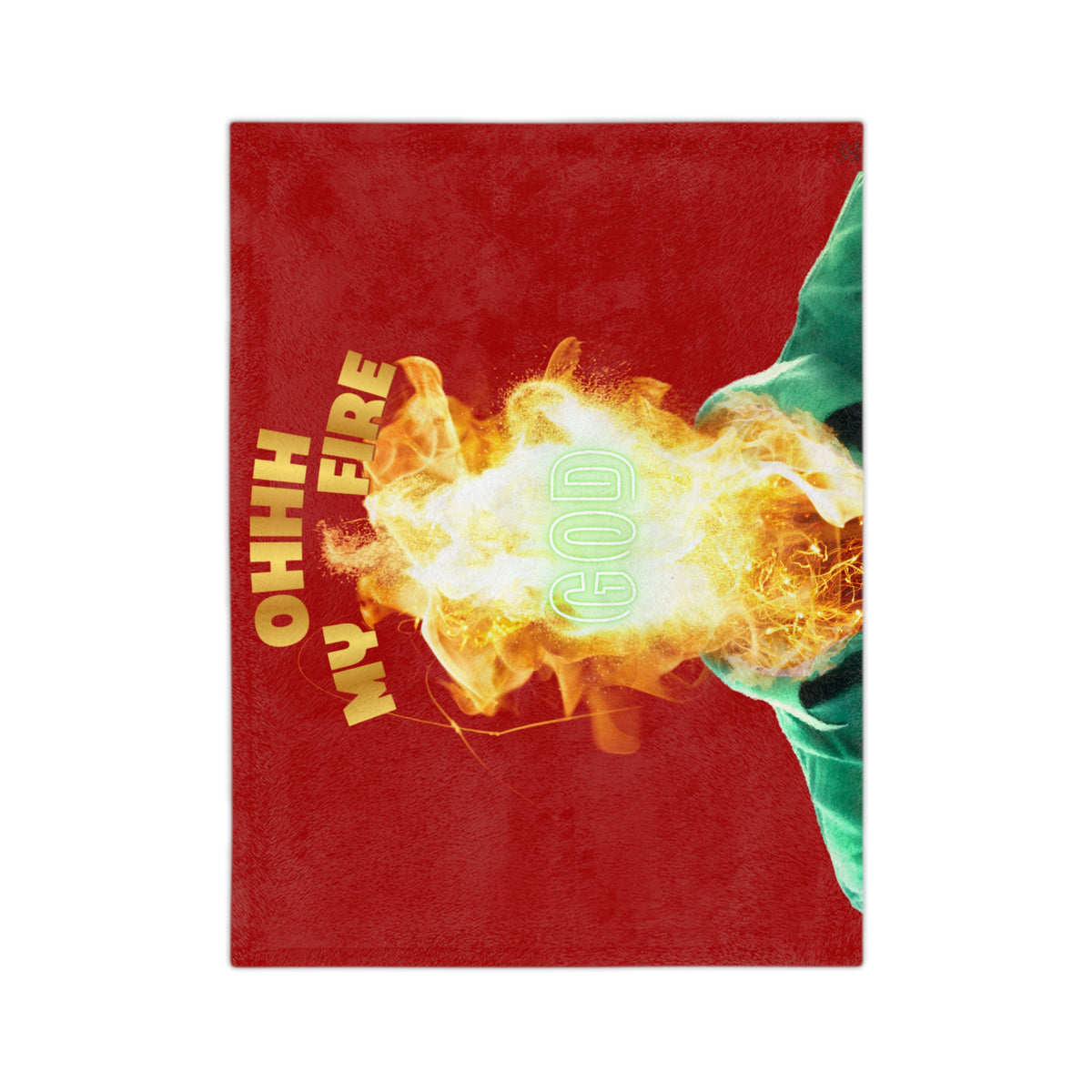 Ohhh My Fire God Blanket - Graphic Throw
