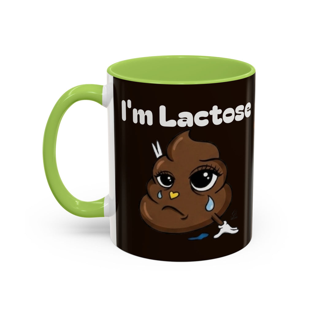 Coffee Mug — “I’m Lactose” Funny Poop Emoji Coffee Mug (11/15 oz) by GT Artland