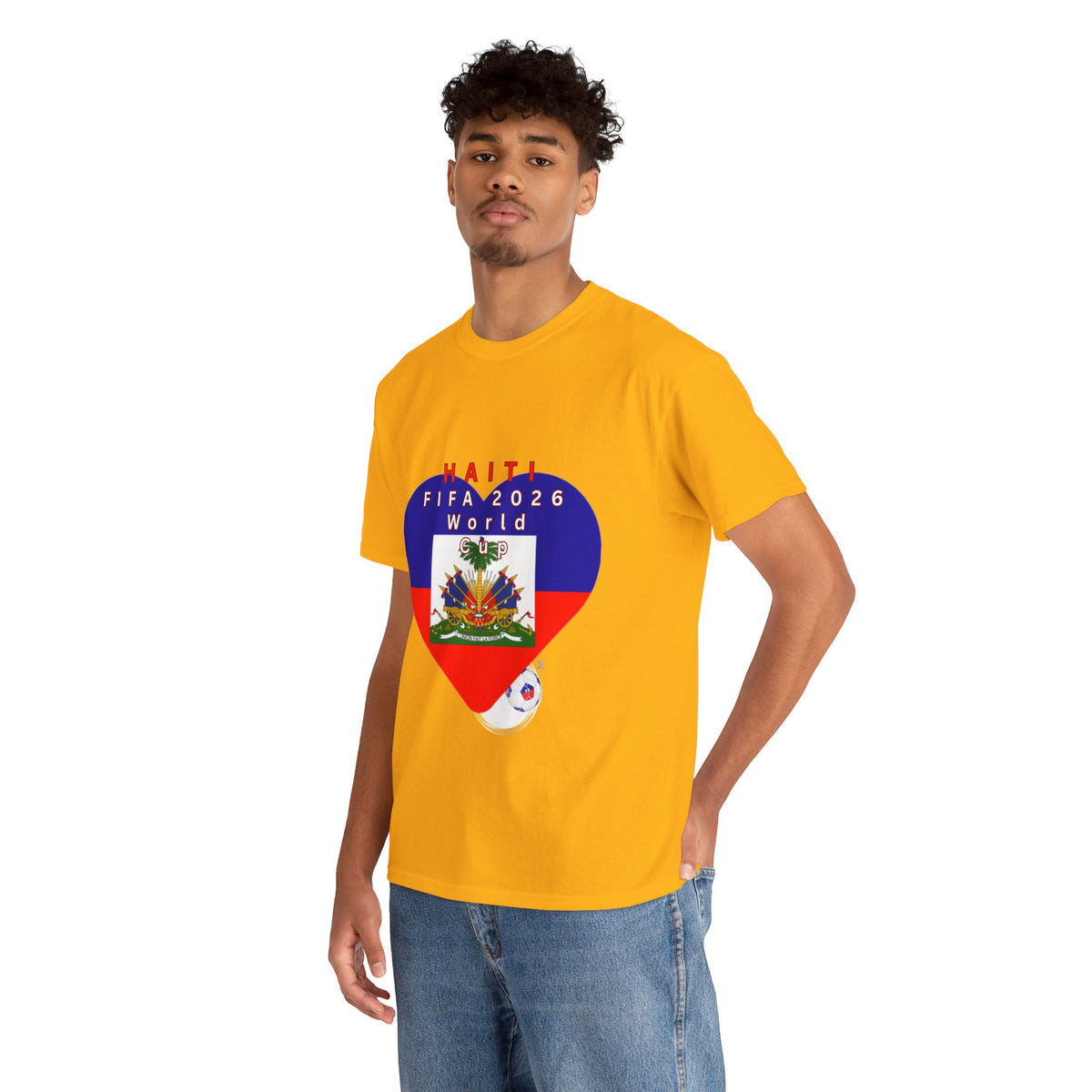Heart of The Haitian Flag Tee