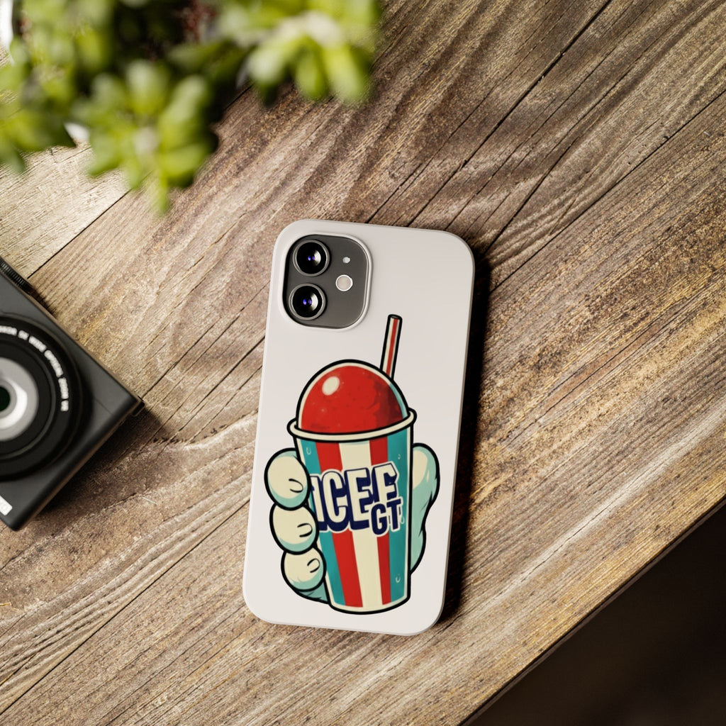 ICEE Slush Cup Slim Phone Case | Red White Blue Slushie