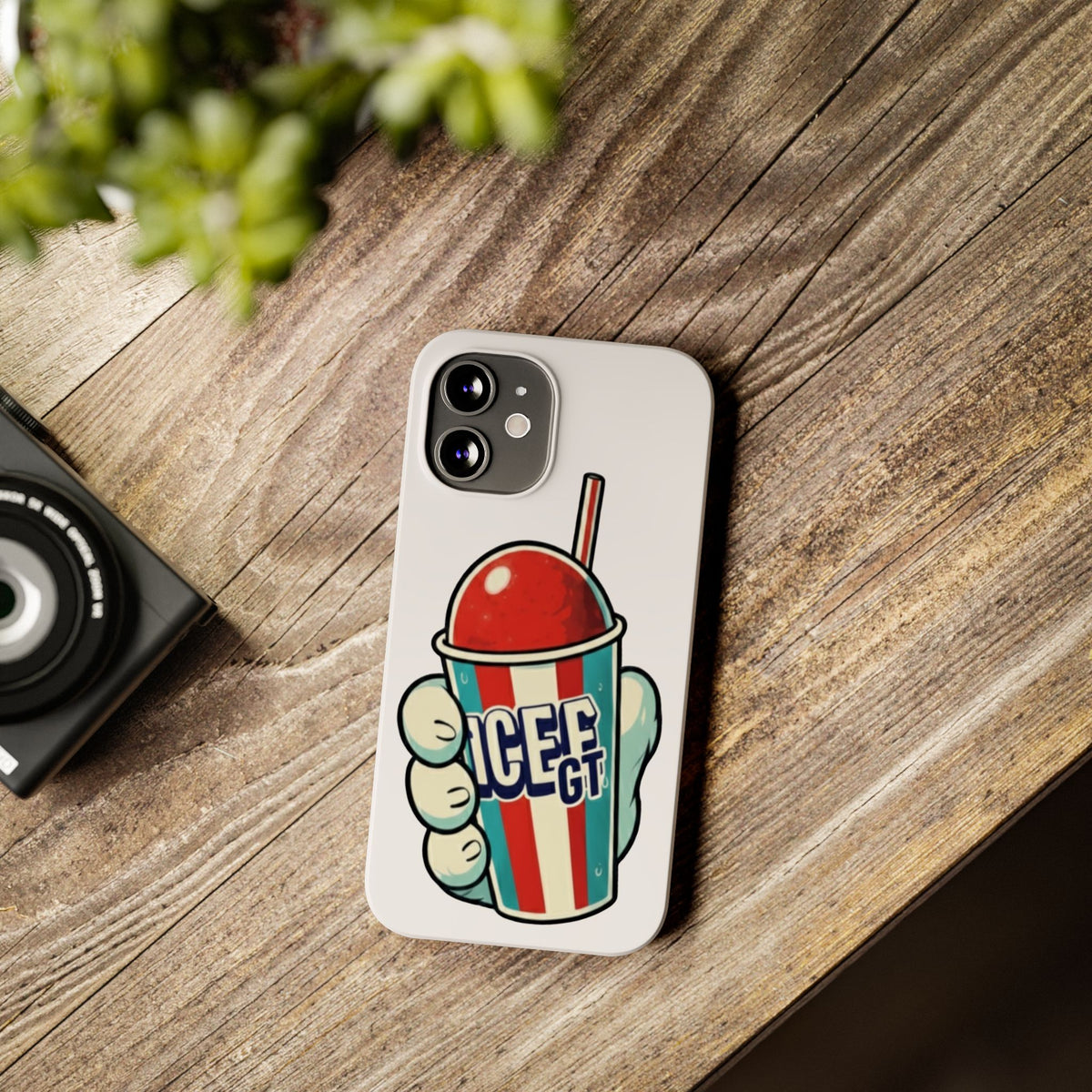 ICEE Slush Cup Slim Phone Case | Red White Blue Slushie