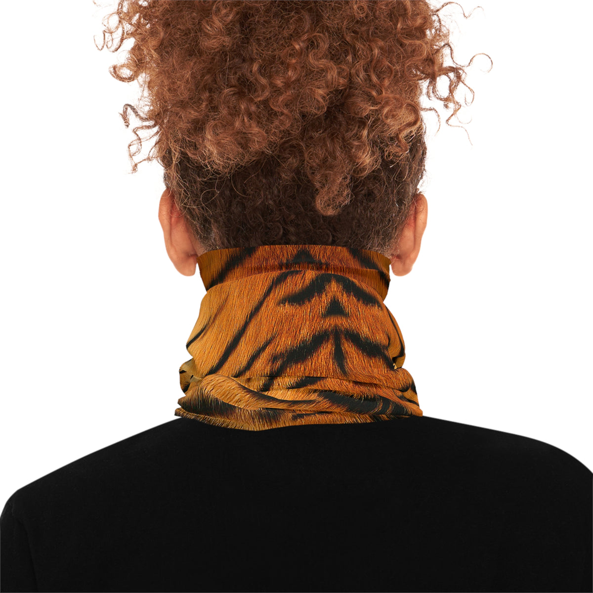 Tiger Designer Print Midweight Neck Gaiter Face Covering by GT Artland
