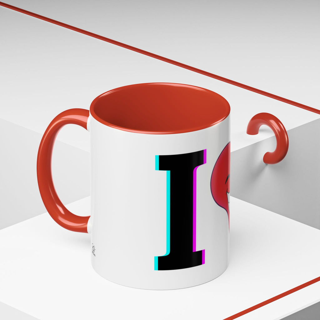 Winking Heart Graphic Mug | Accent Coffee Mug 11oz 15oz