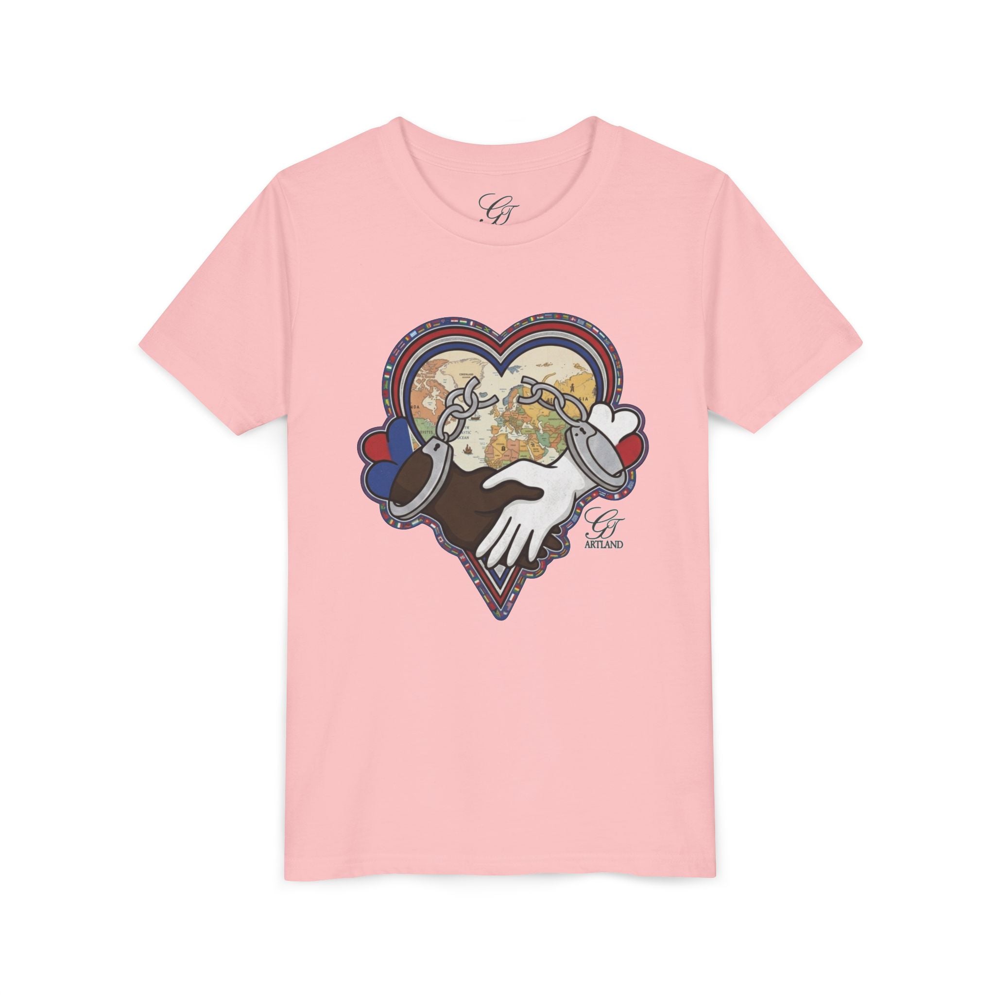 Heart Hands Graphic Tee | Youth Short Sleeve Tee by GT Artland