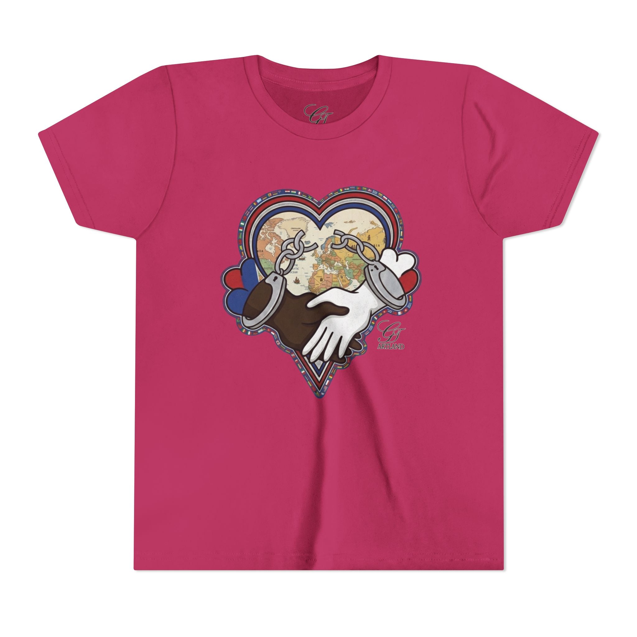 Heart Hands Graphic Tee | Youth Short Sleeve Tee by GT Artland
