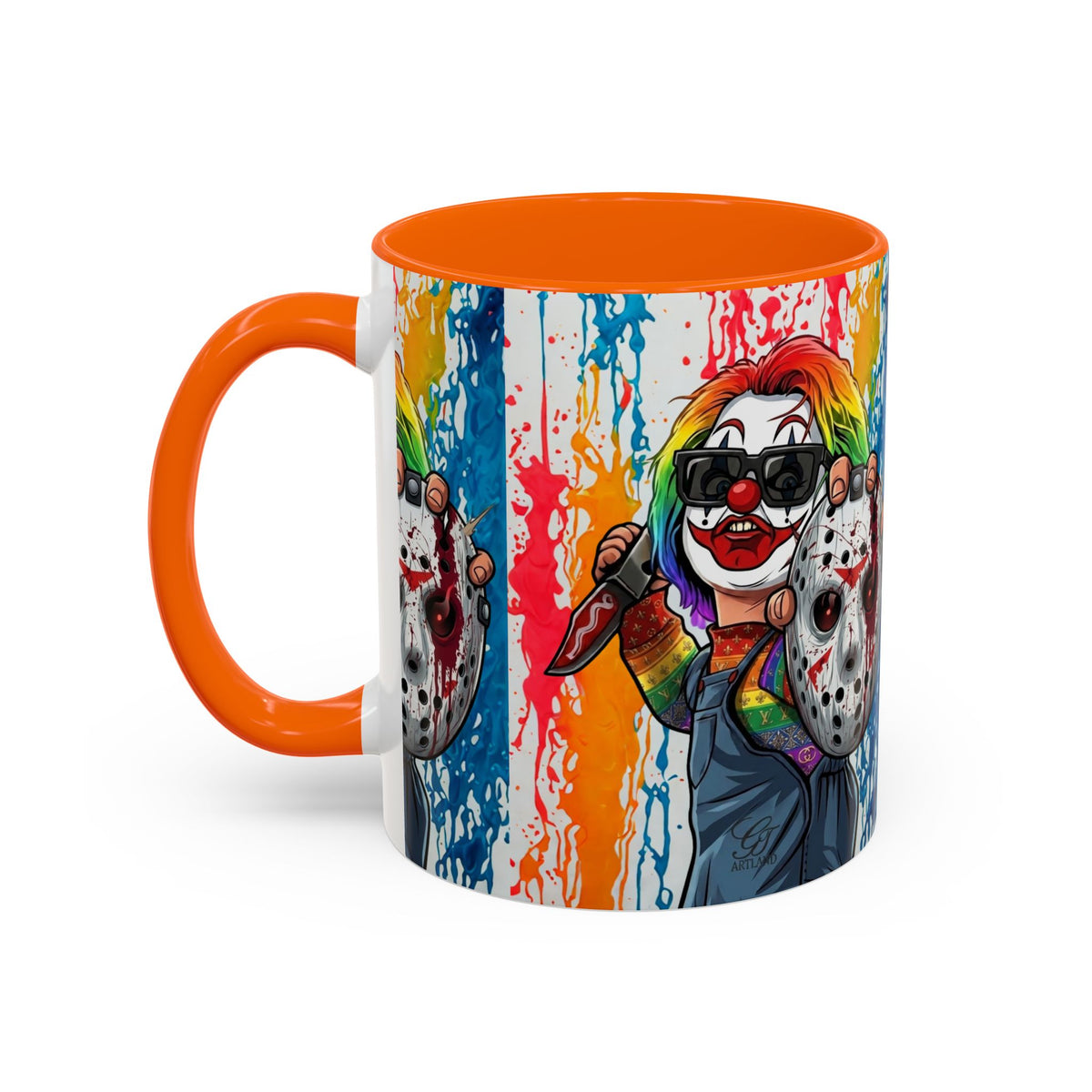 Rainbow Slasher Horror Slasher Artwork by GT Artland