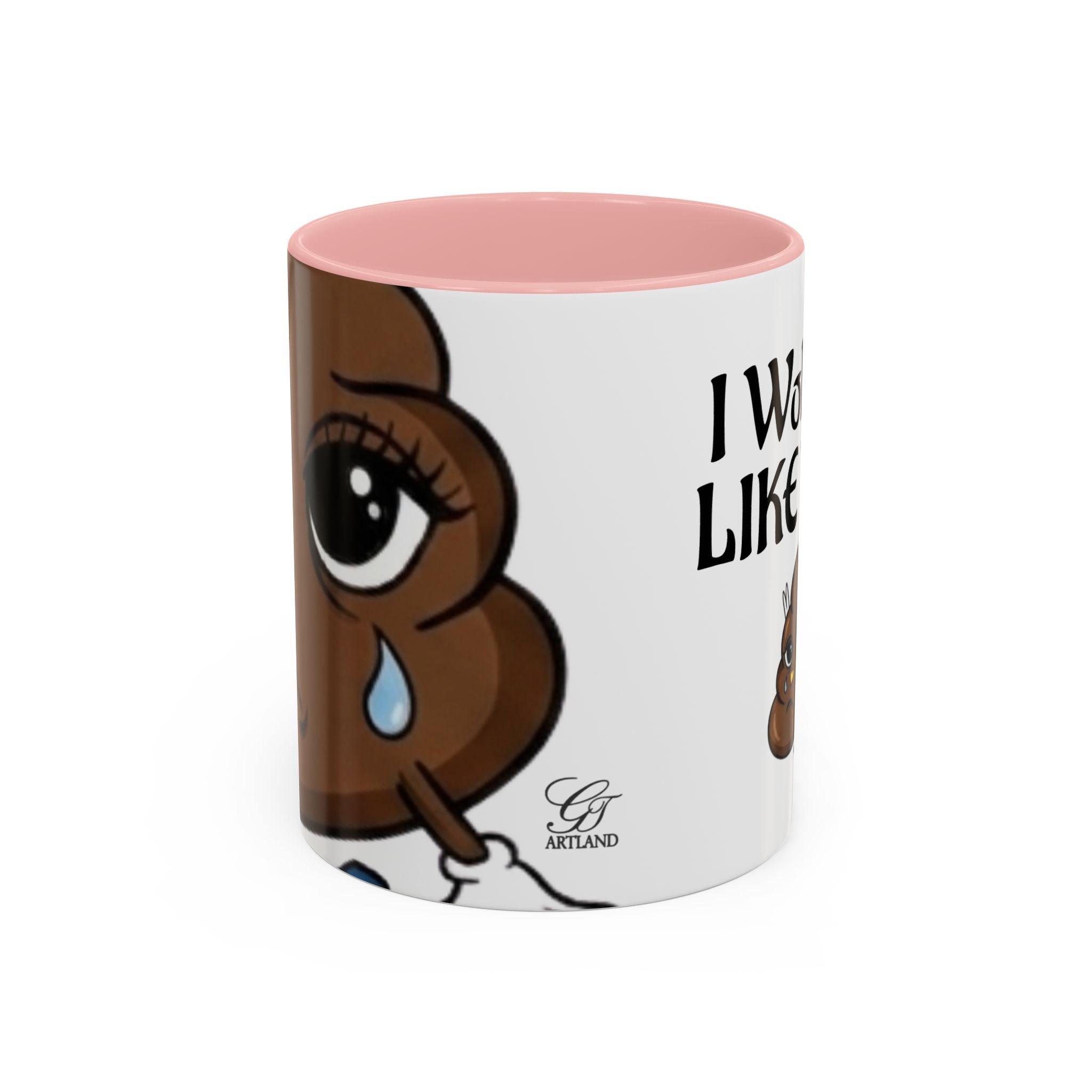 I Woke Up Like This Coffee Mug – Funny Poop Emoji Designer Accent Mug (11/15oz) by GT Artland