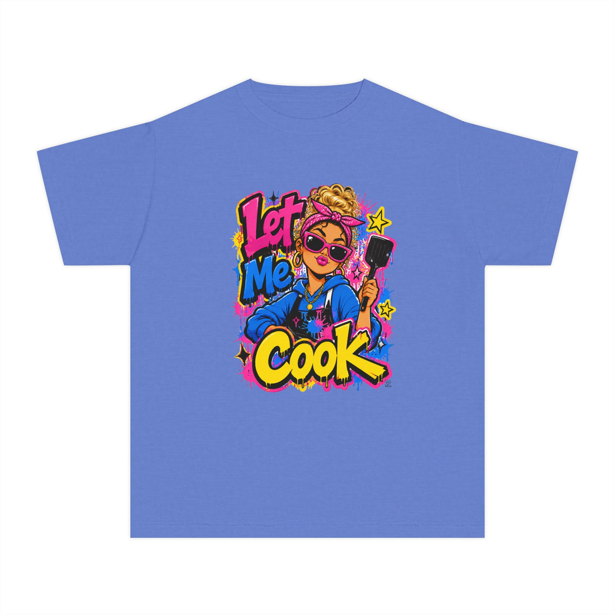 Let Me Cook Chef Girl Youth T-Shirt