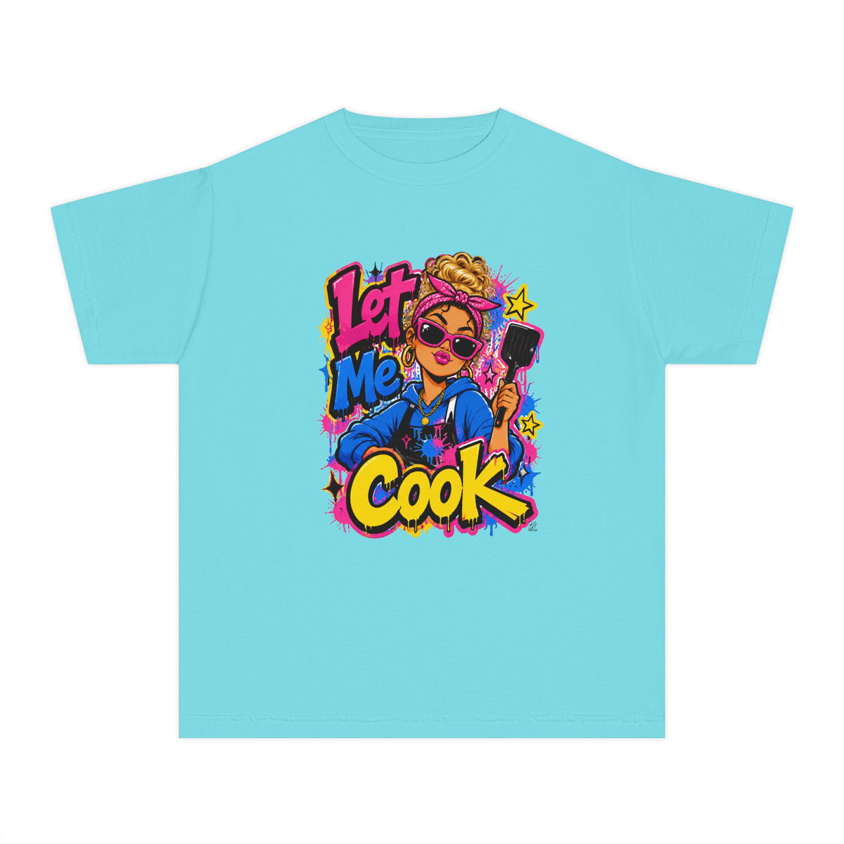 Let Me Cook Chef Girl Youth T-Shirt