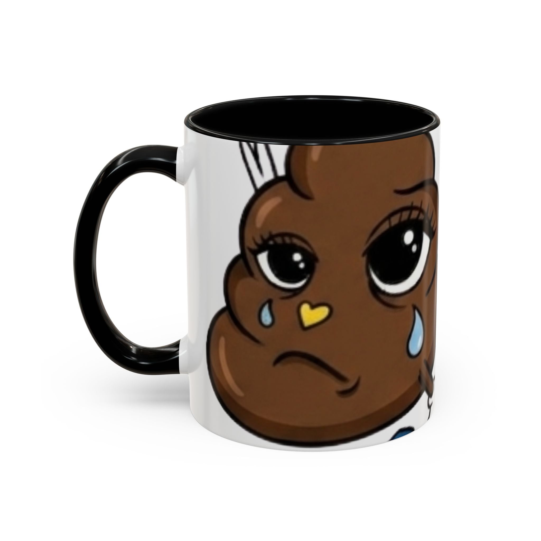I Woke Up Like This Coffee Mug – Funny Poop Emoji Designer Accent Mug (11/15oz) by GT Artland