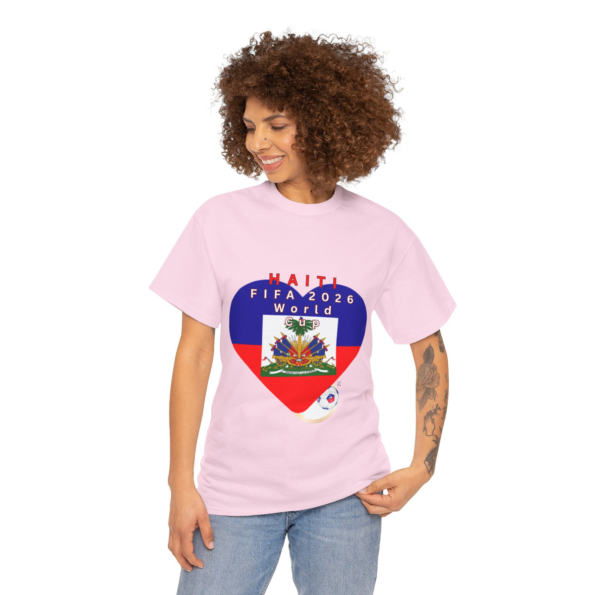 Heart of The Haitian Flag Tee