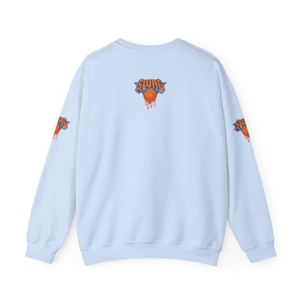 Swag Dripping Basketball Sweatshirt | Streetwear Hoop Graphic by GT Artland