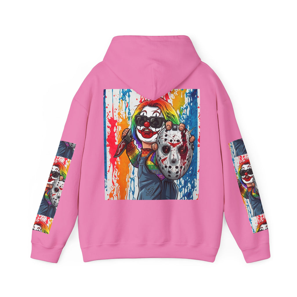 Rainbow Slasher Unisex Heavy Blend Hooded Sweatshirt by GT Artland