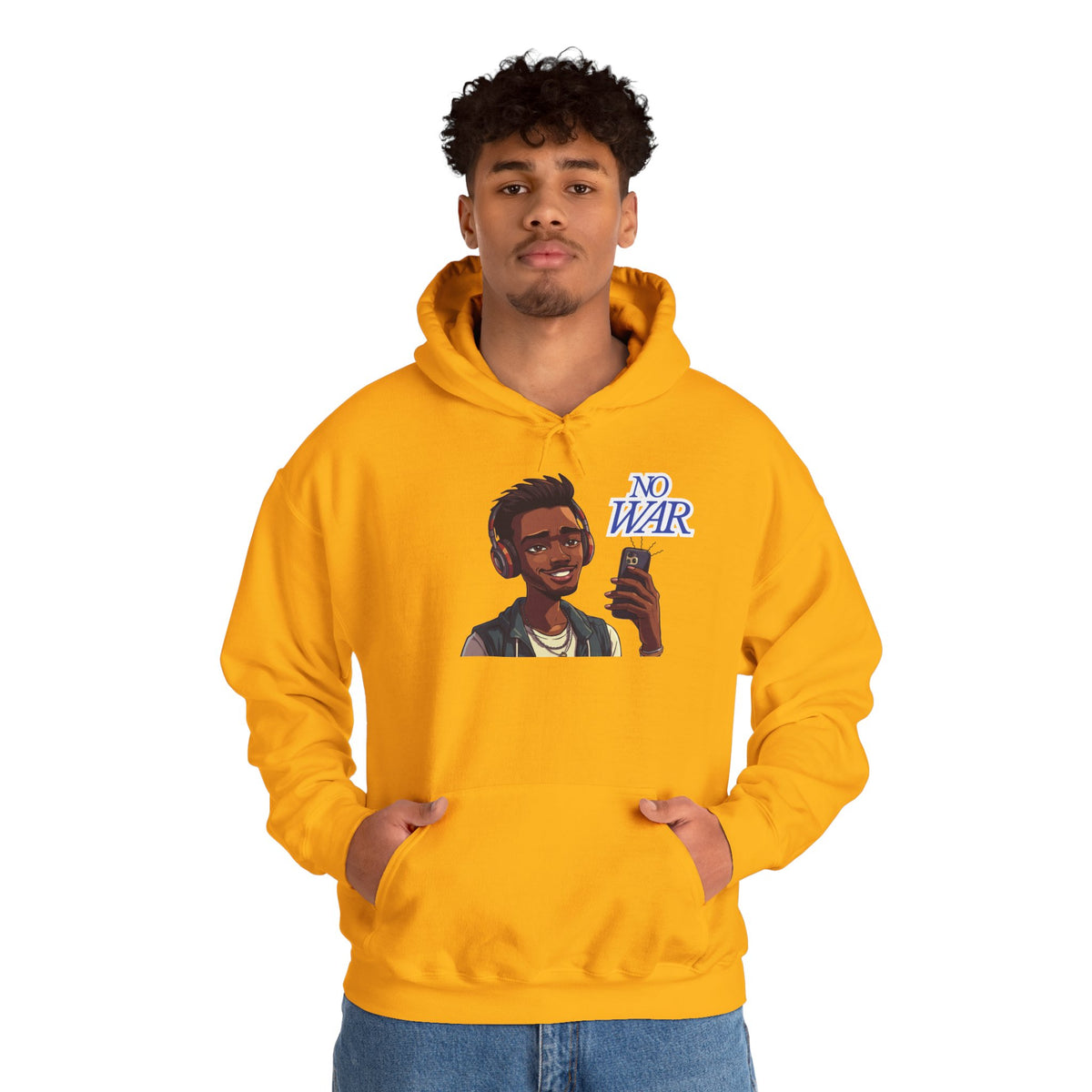 No War Unisex Heavy Blend Hoodie -Sweatshirt