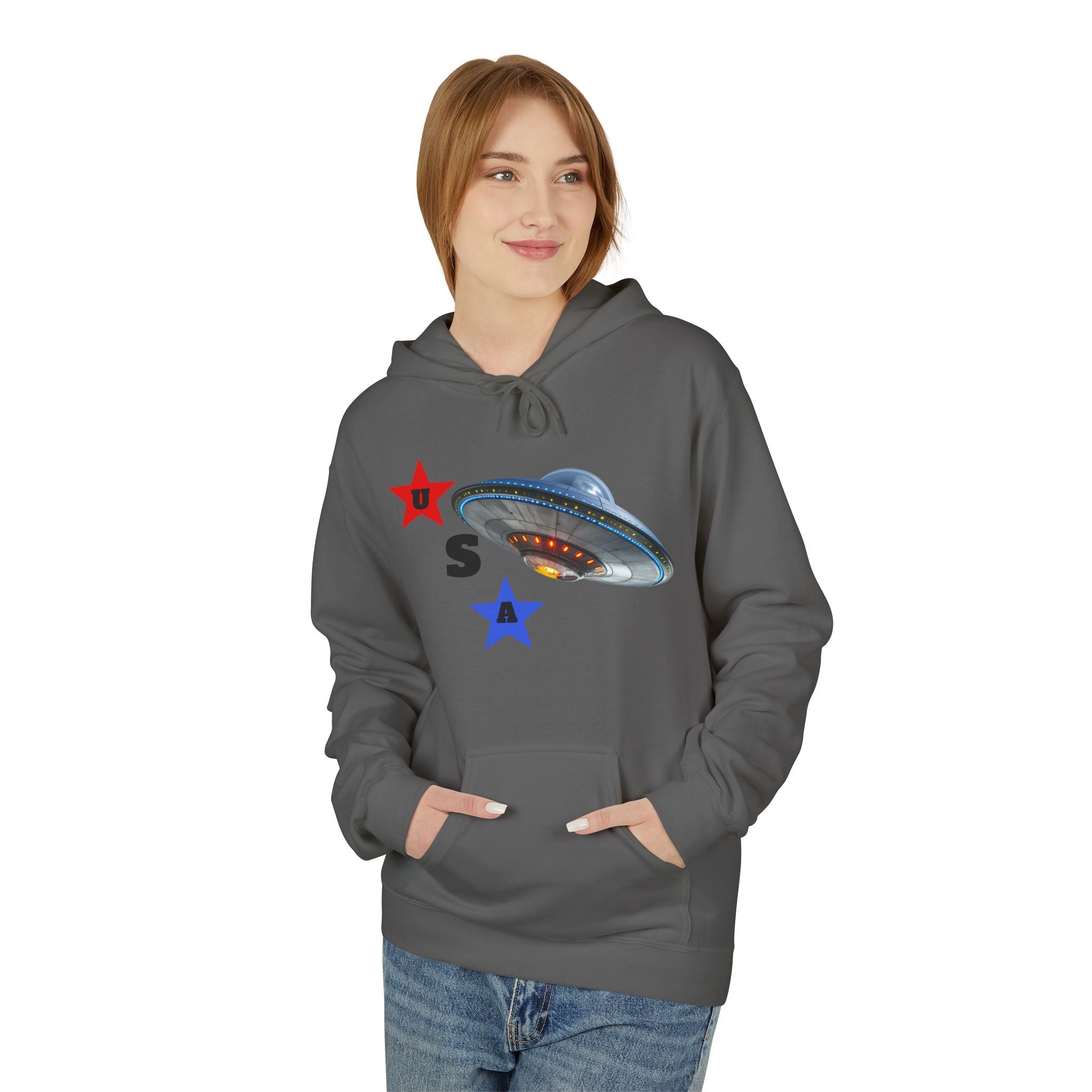 UFO Unisex Spaceship Hoodie