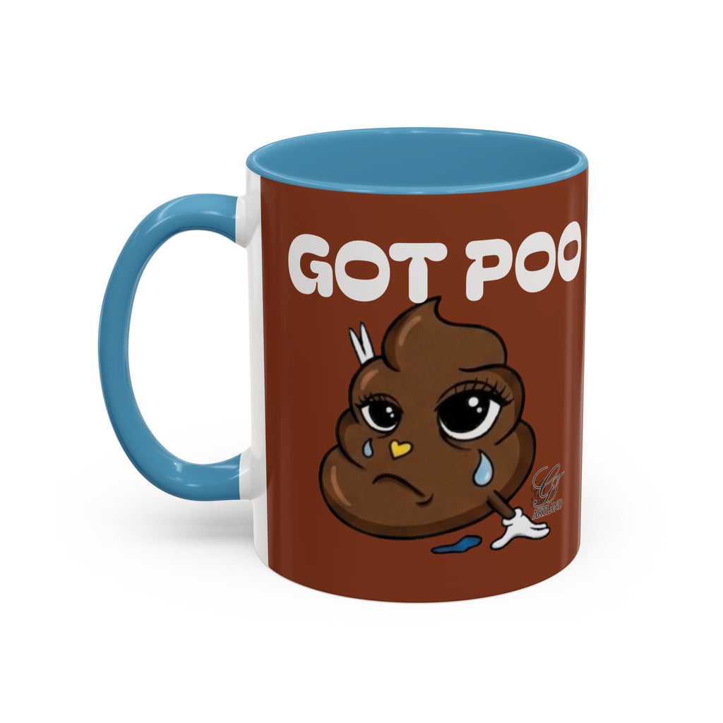Coffee Mug — 'Got Poo' Funny Poop Coffee Mug, Humor Gift for Friends & Gag Occasions by GT Artland
