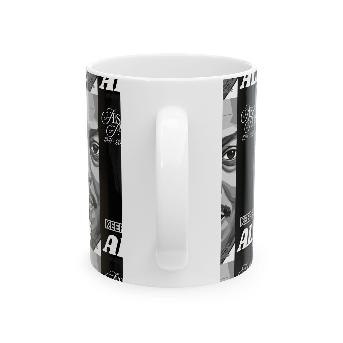 Keep Hope Alive Mug | Black & White Portrait Ceramic Mug