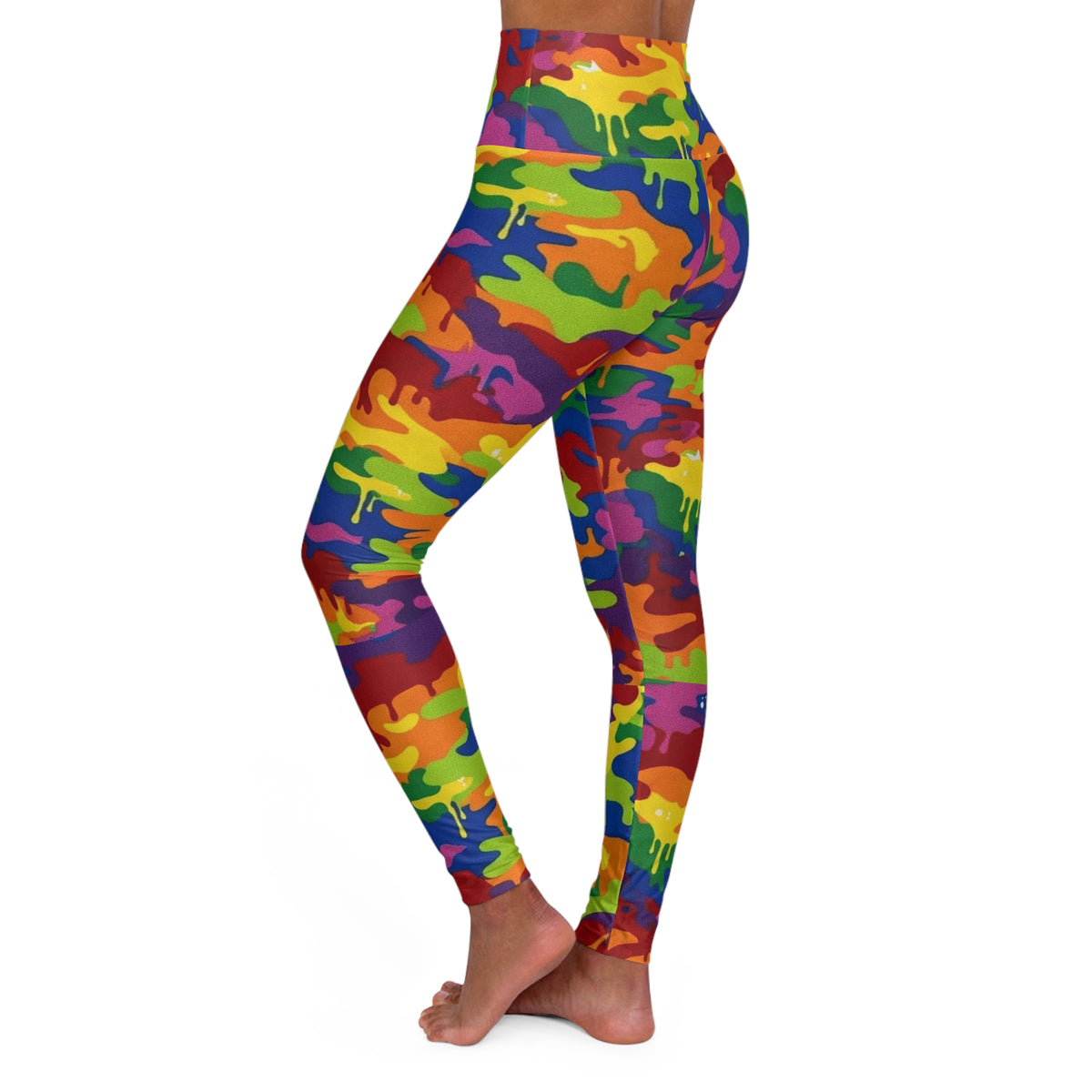 Copy of Killa Klown Scary Grinning Clown Leggings | High Waisted Yoga Leggings by GT Artland