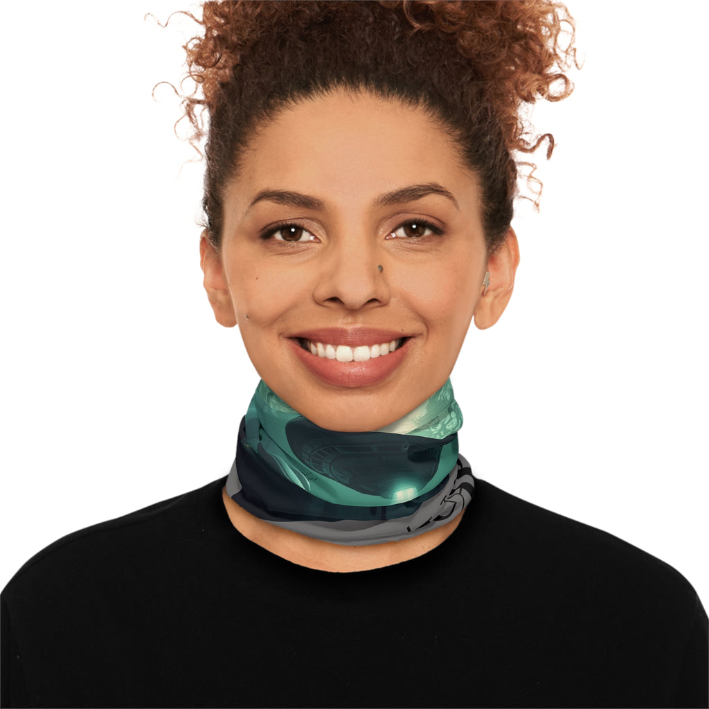 UFO UAP Underwater Gathering Neck Gaiter | Alien Sci‑Fi Face Covering