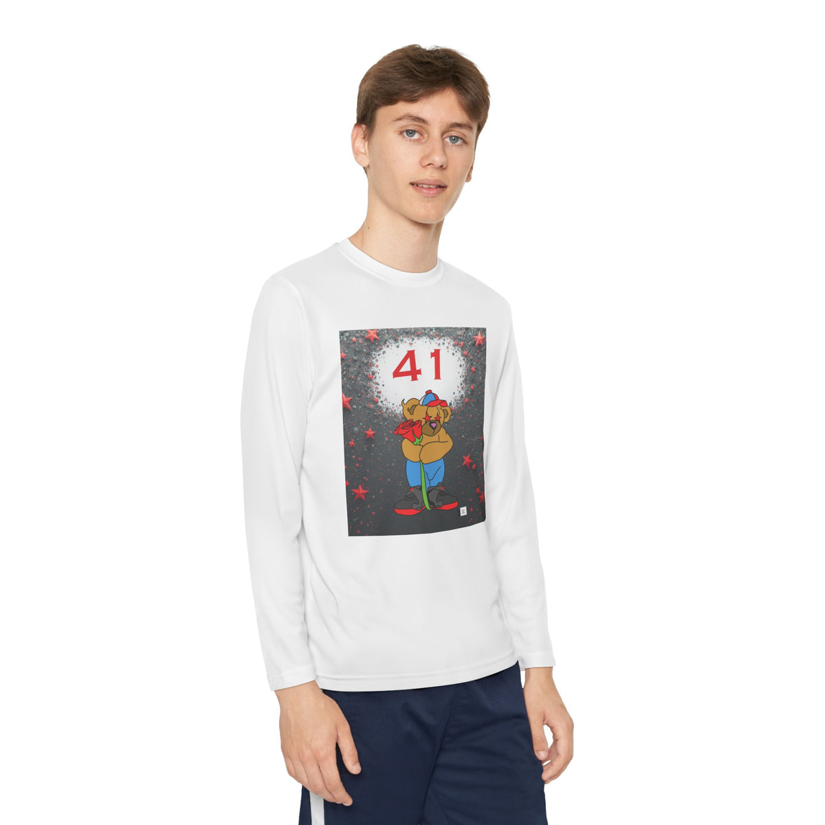 Bear Number 41 Long Sleeve T-Shirt