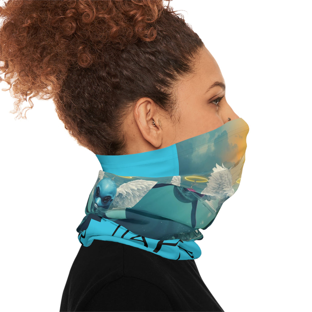Underwater UAP UFO Neck Gaiter | Alien Sci-Fi Designed Face Mask by GT Artland