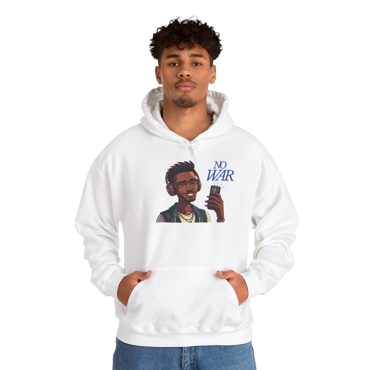 No War Unisex Heavy Blend Hoodie -Sweatshirt