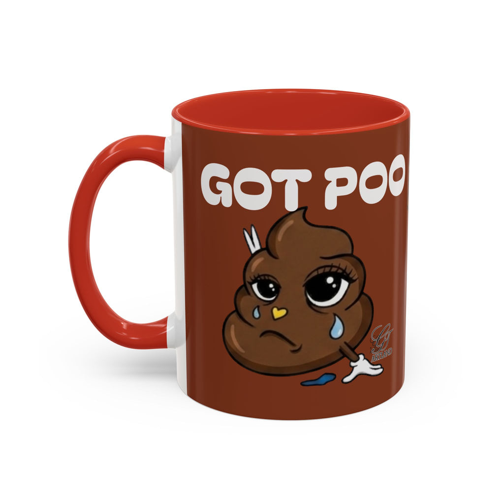 Coffee Mug — 'Got Poo' Funny Poop Coffee Mug, Humor Gift for Friends & Gag Occasions by GT Artland