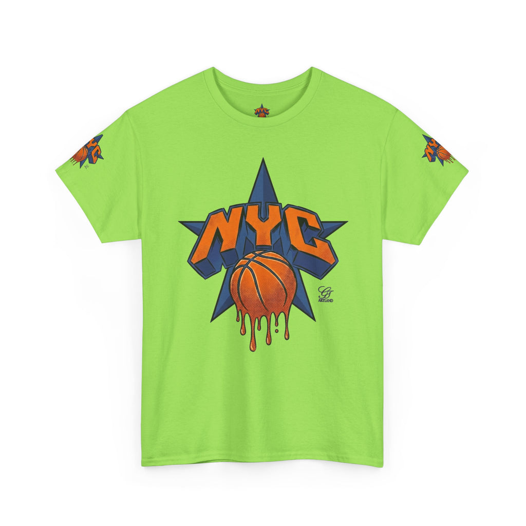 NYC Dripping Basketball Tee | New York City Hoops Shirt by GT Artland