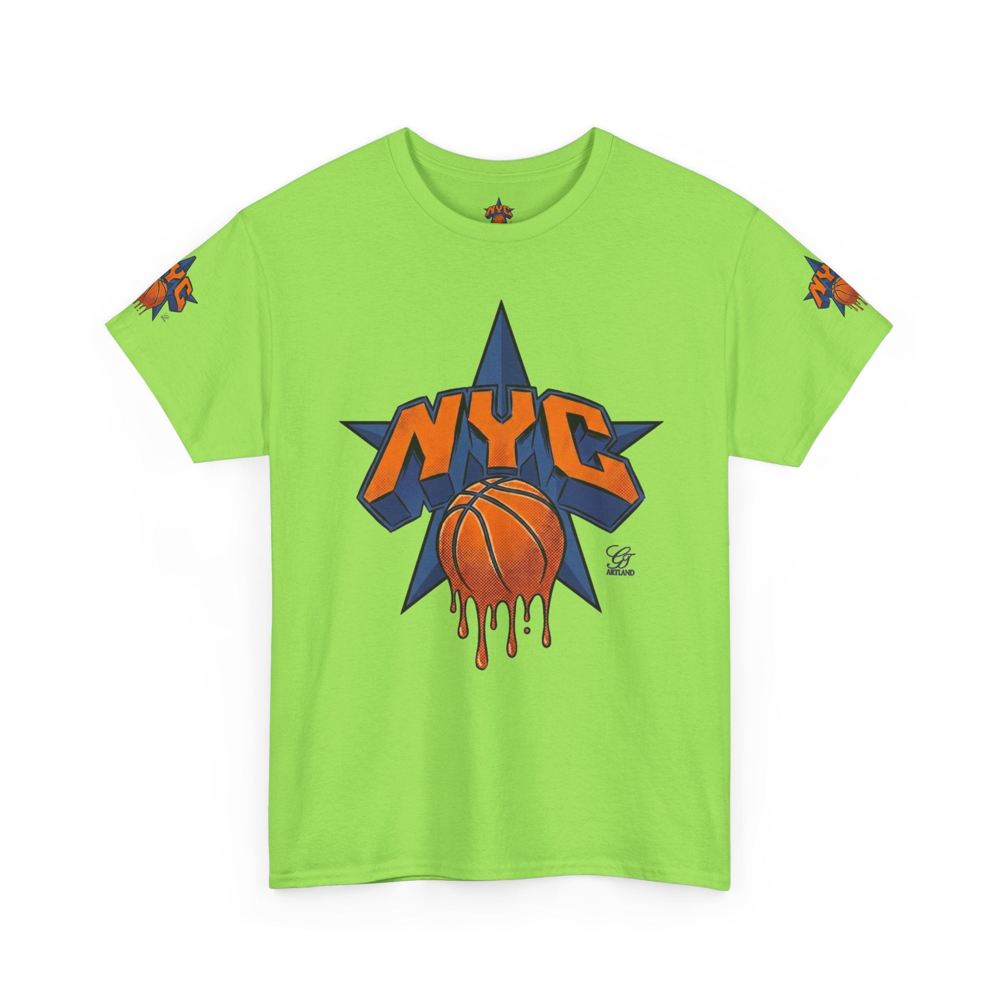 Copy of NYC Dripping Basketball Tee | New York City Hoops Shirt by GT Artland