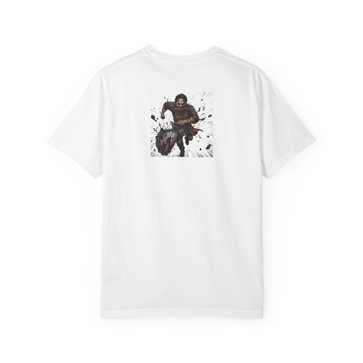 Bloodied Leatherface T-shirt | Horror Movie Chainsaw Design