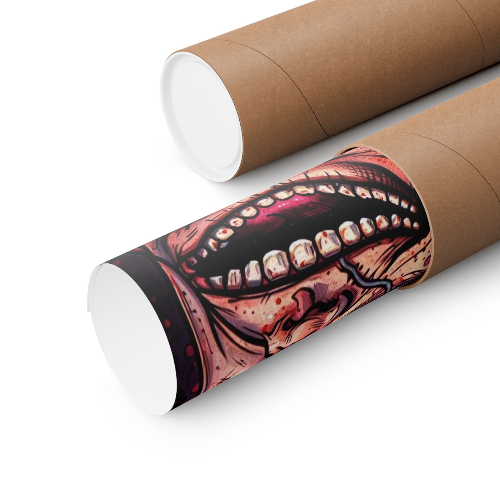 Playtimes Over Horror Elite Designer Matte Vertical Posters by GT Artland