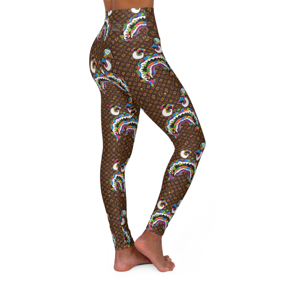 Gape High Waisted Yoga Leggings by GT Cartland