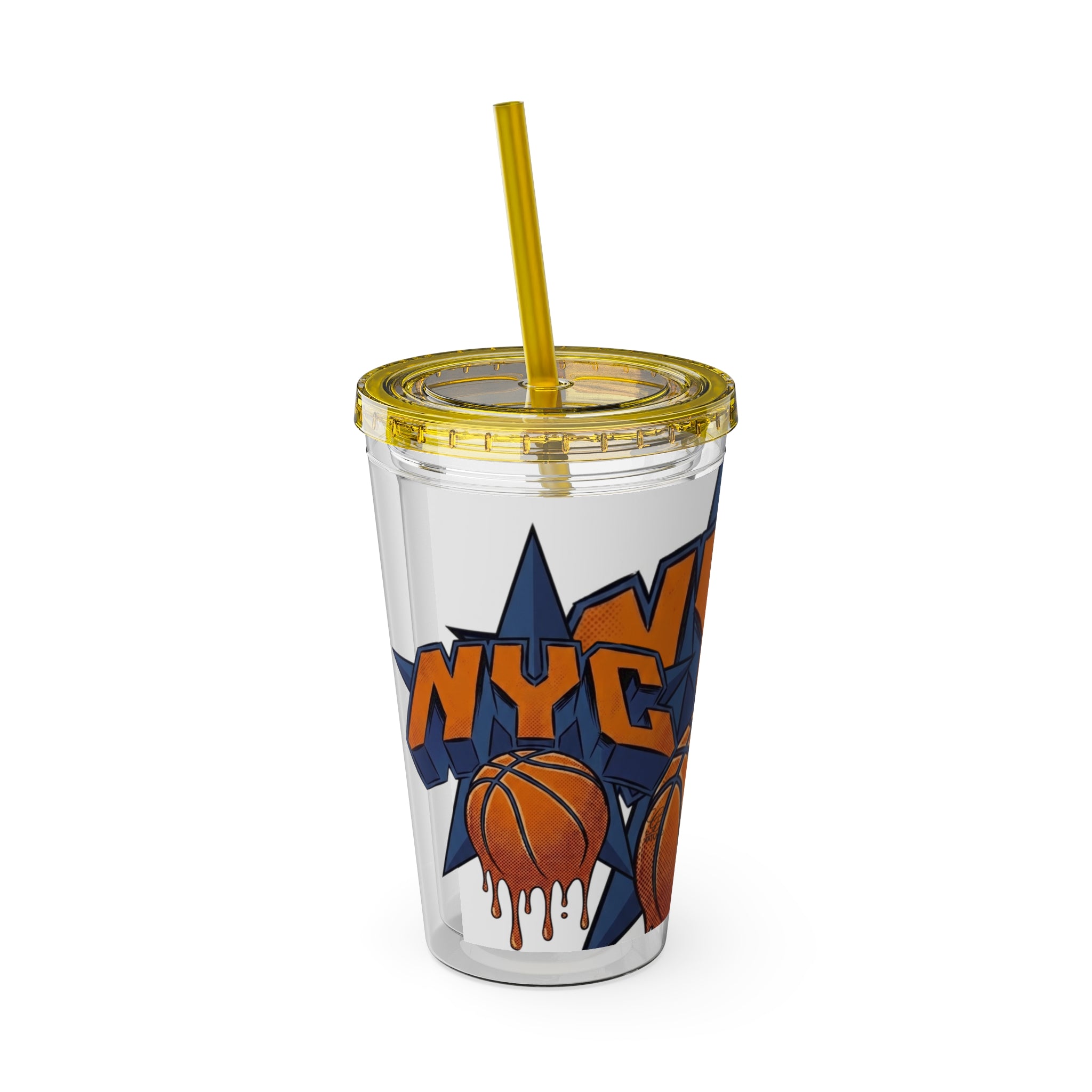 NYC Basketball Drip Tumbler 16oz