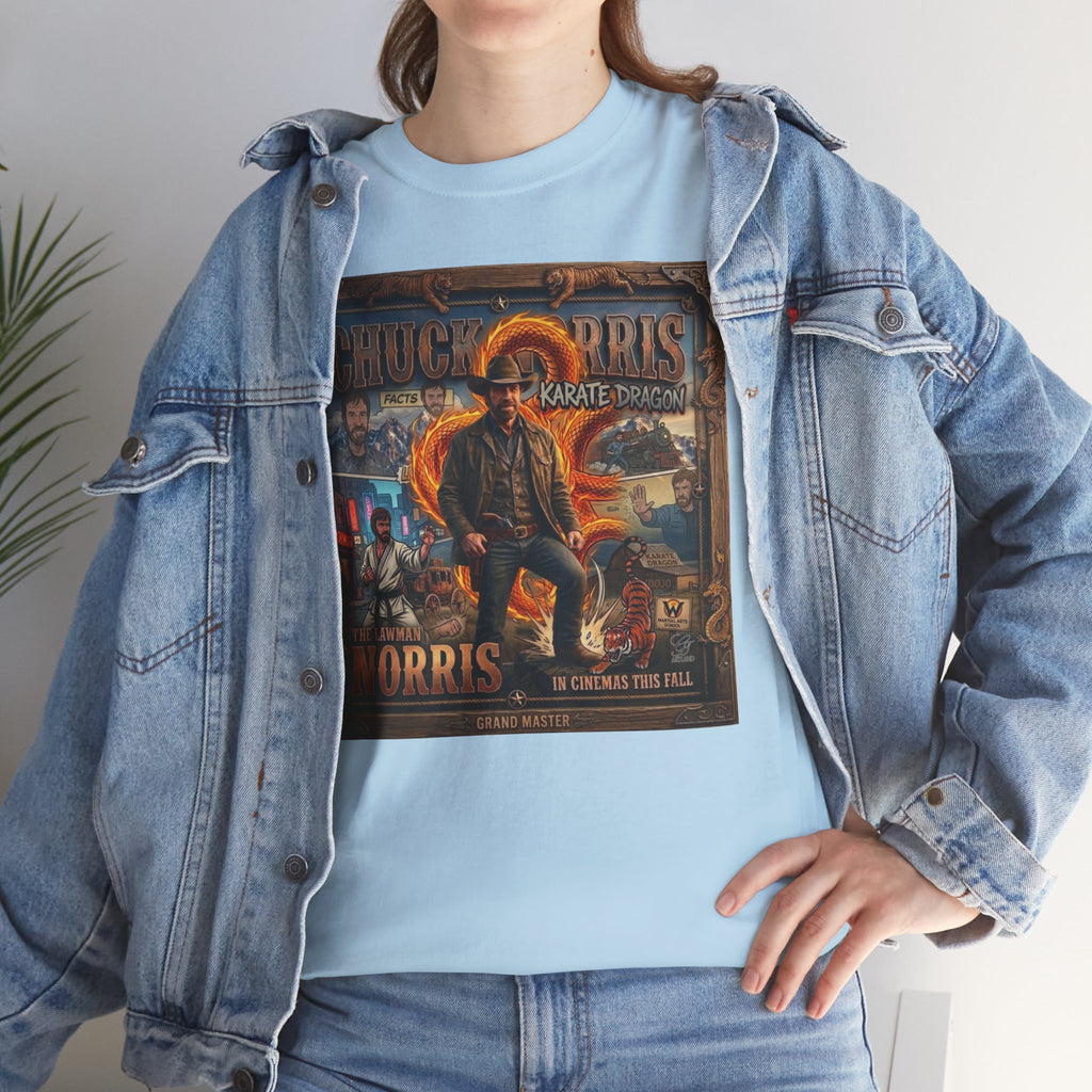 Retro Action Movie Poster T-Shirt | Vintage Fighter Hero Tee