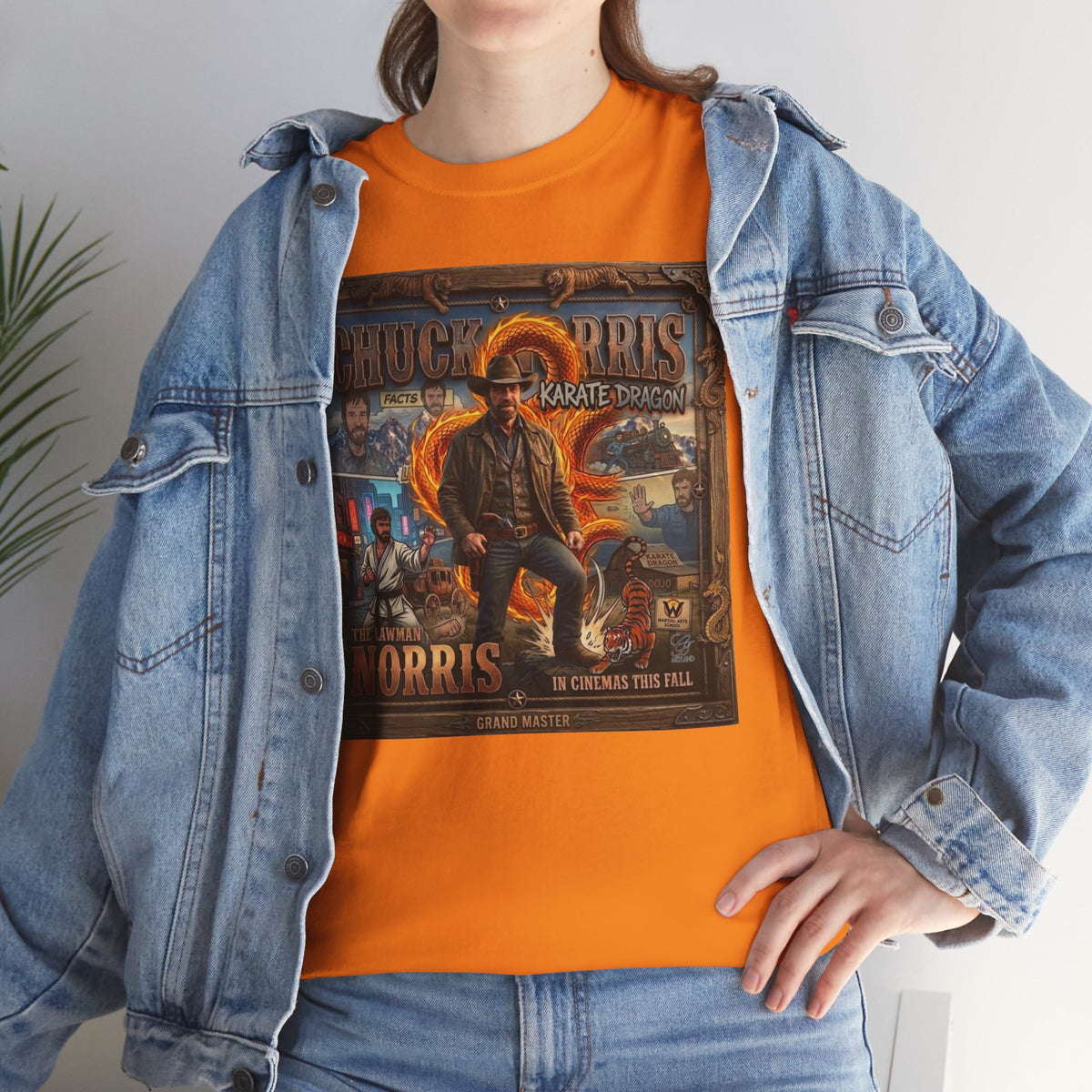 Retro Action Movie Poster T-Shirt | Vintage Fighter Hero Tee